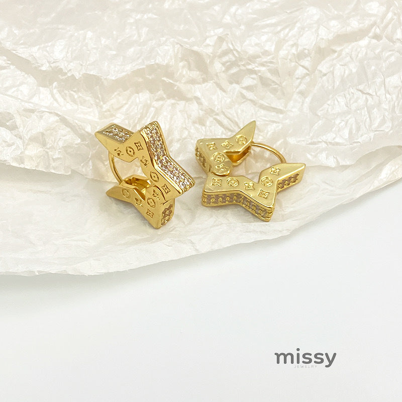 Vivi Star Huggie Earrings [LW6VF6I6]