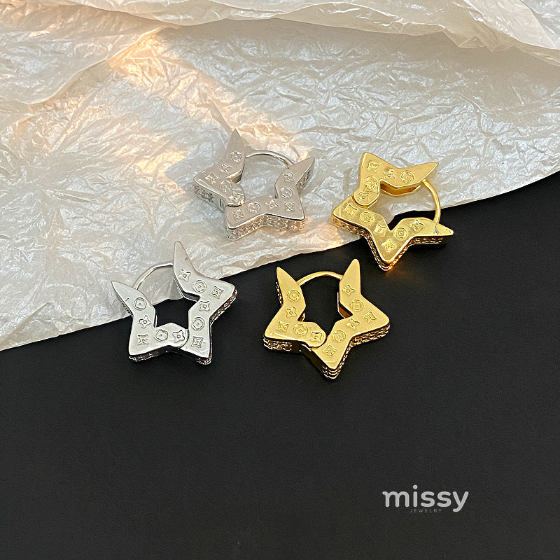 Vivi Star Huggie Earrings [98AJXJ3L]