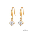 Viviann Zircon Claw Earrings [BAZH3X3Z]