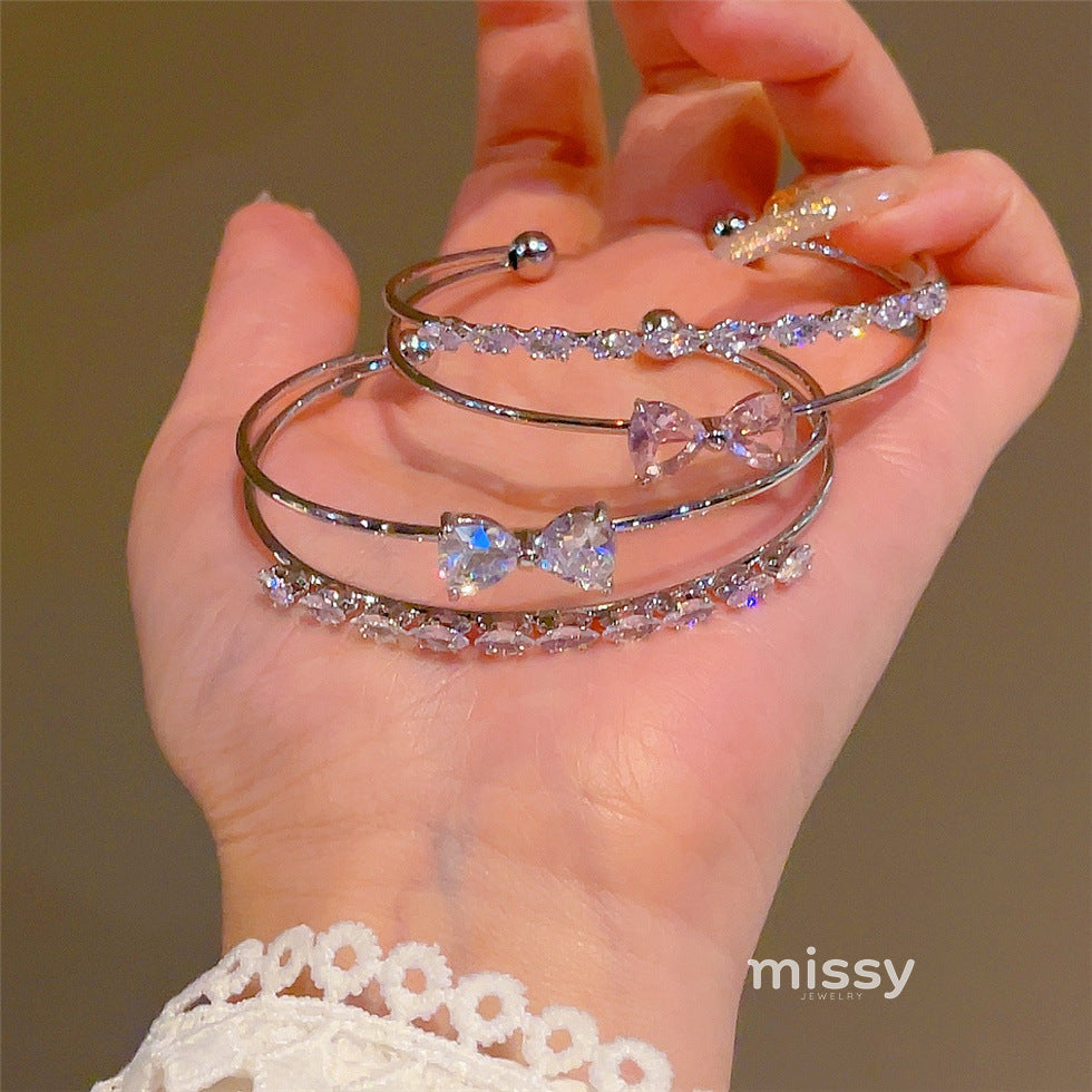 Wren Double Layer Bow Bracelet [AHBDYRPF]
