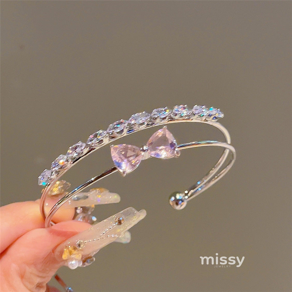Wren Double Layer Bow Bracelet [C0KKR8E7]