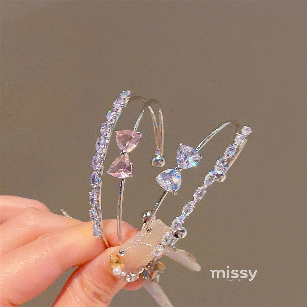 Wren Double Layer Bow Bracelet [IL95XQXL]