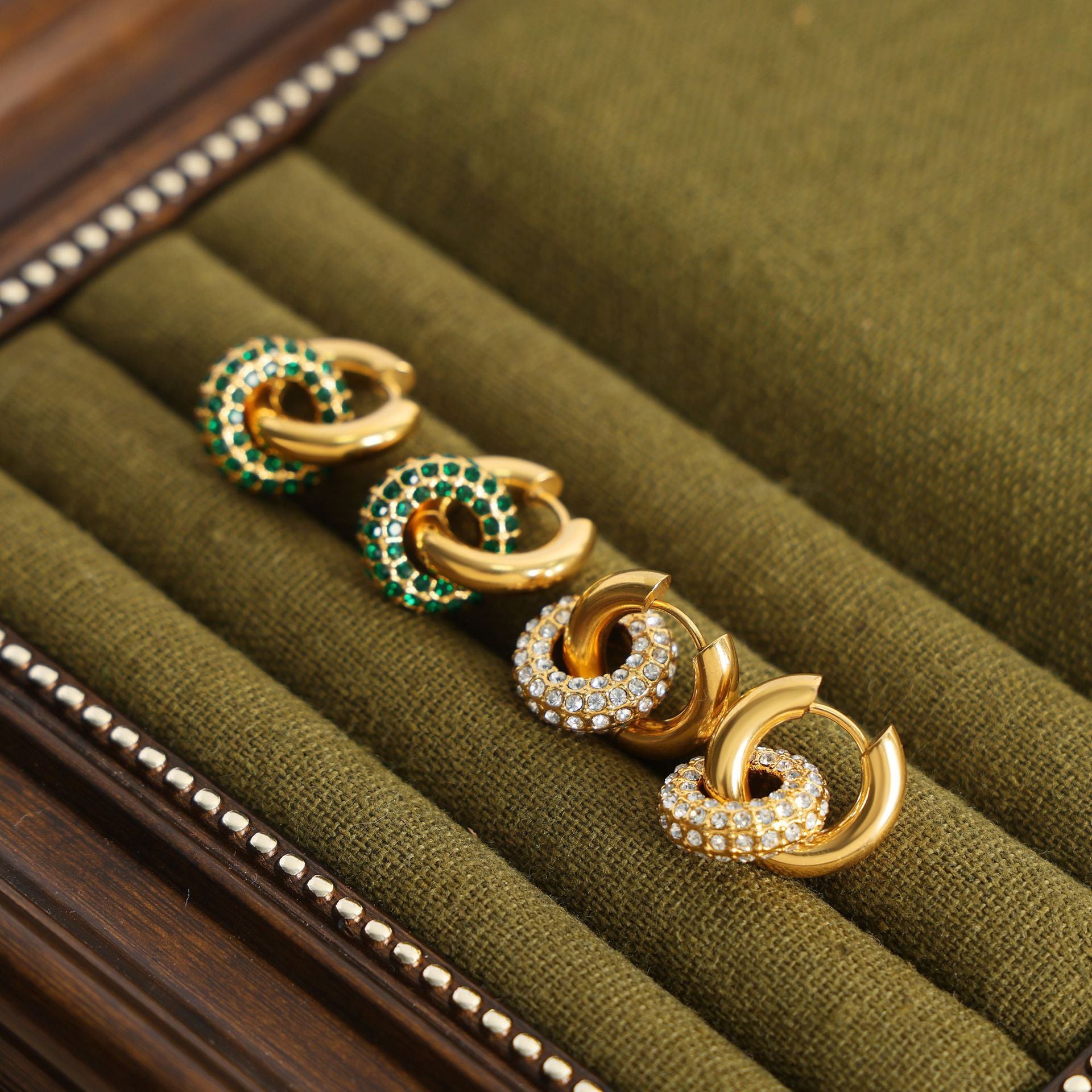 Wrenley Detachable Diamond Earrings [SR3GQI5C]