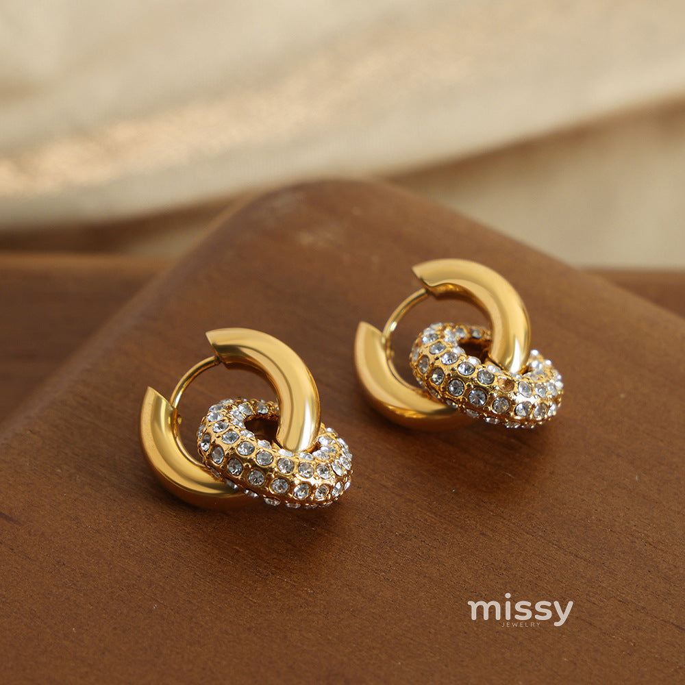 Wrenley Detachable Diamond Earrings [DKAAHCVU]