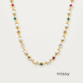 Wynonna Pearl Bloom Necklace [L550G46X]
