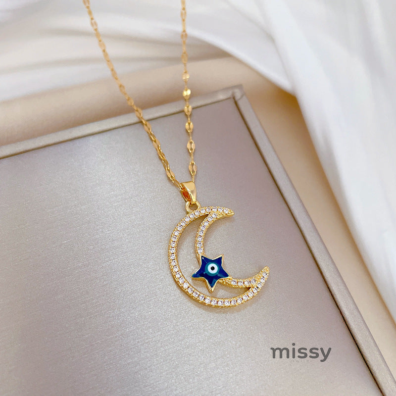 Yamila Celestial Sparkle Necklace [T5HSBRT1]