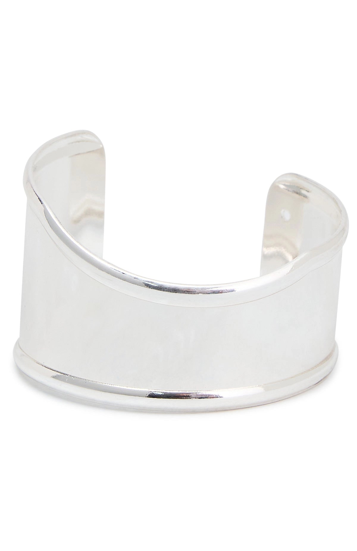 Missy Jewelry Yara Sculptural Silver Bangle