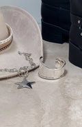 Missy Jewelry Yara Sculptural Silver Bangle