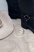 Missy Jewelry Yara Sculptural Silver Bangle