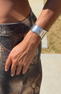 Missy Jewelry Yara Sculptural Silver Bangle