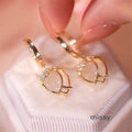 Yashika Gold Tulip Opal Earrings [7TF2HGI1]