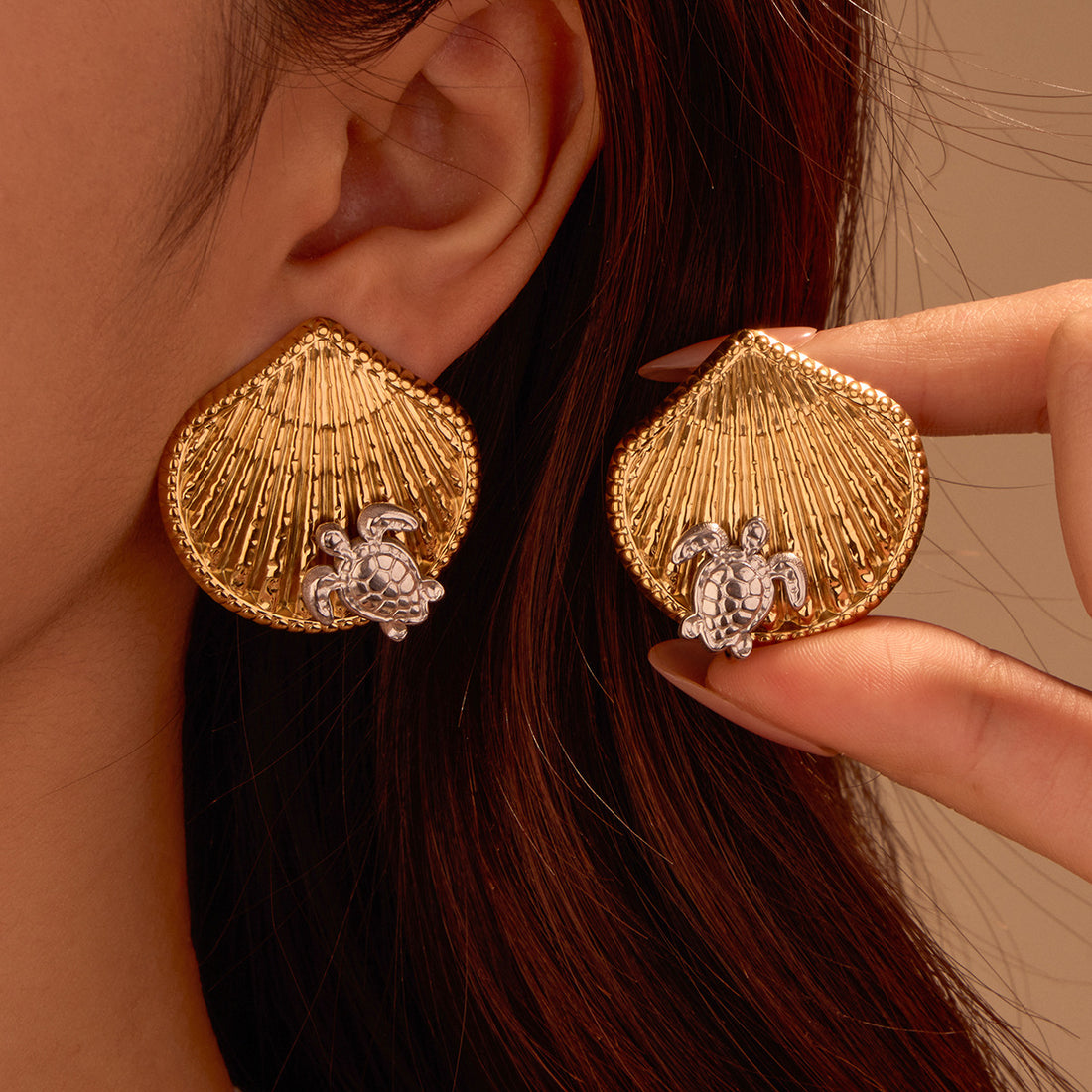 Yashika Starfish Stud Earrings [QY6AN1J0]