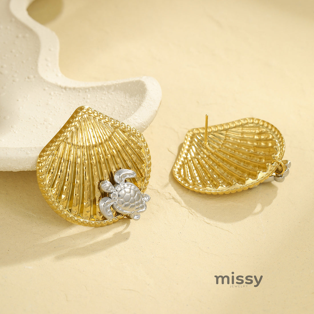 Yashika Starfish Stud Earrings [QY6AN1J0]