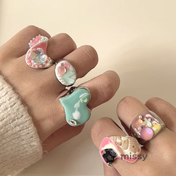 Yashvi Sweet Cool Heart Ring [RH8SNY3A]