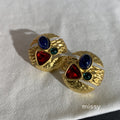 Yoselyn Geometric Matte Earrings [CXZOX97L]