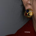 Yoselyn Geometric Matte Earrings [L86III8S]