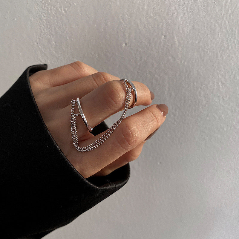 Zaniyah Layered Chain Ring [JGIL74Q5]
