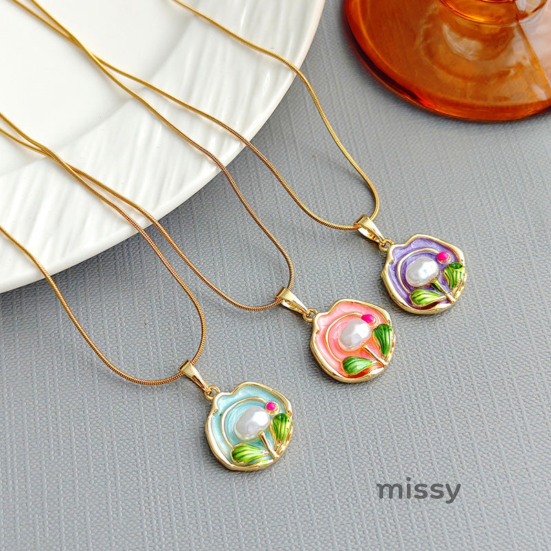 Zarah Monet Garden Necklace [Q9GG90XK]
