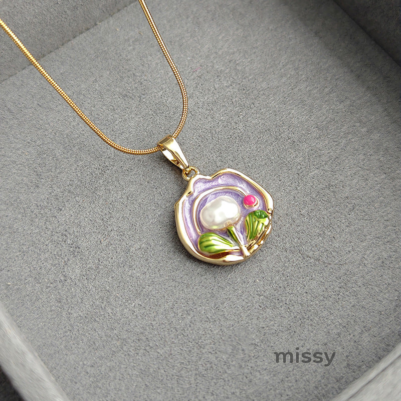 Zarah Monet Garden Necklace [M2AMGL72]