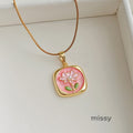 Zarah Monet Garden Necklace [0VJG882O]