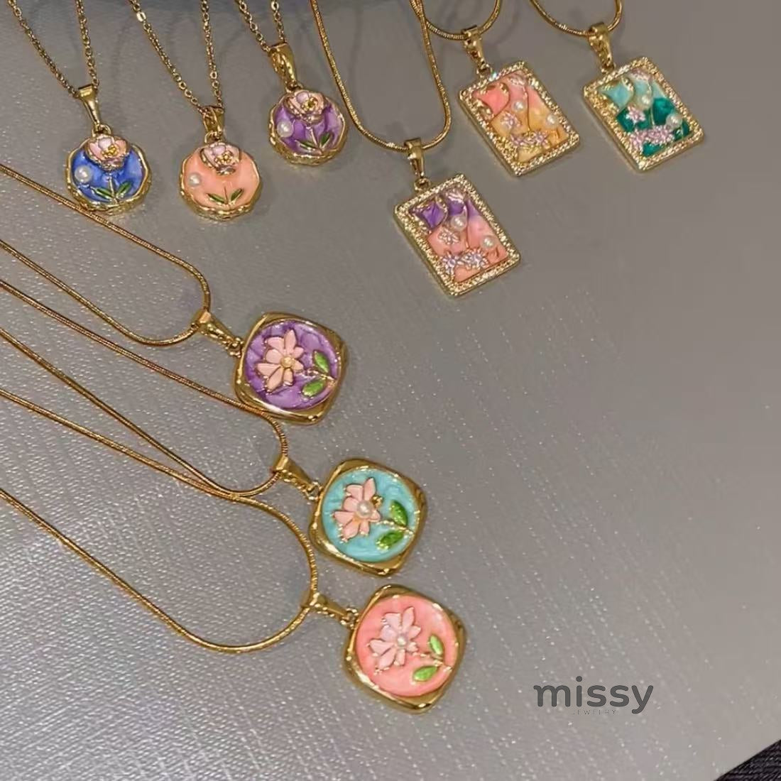 Zarah Monet Garden Necklace [VTJHZO7L]