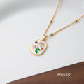 Zarah Monet Garden Necklace [DQDU2ESM]
