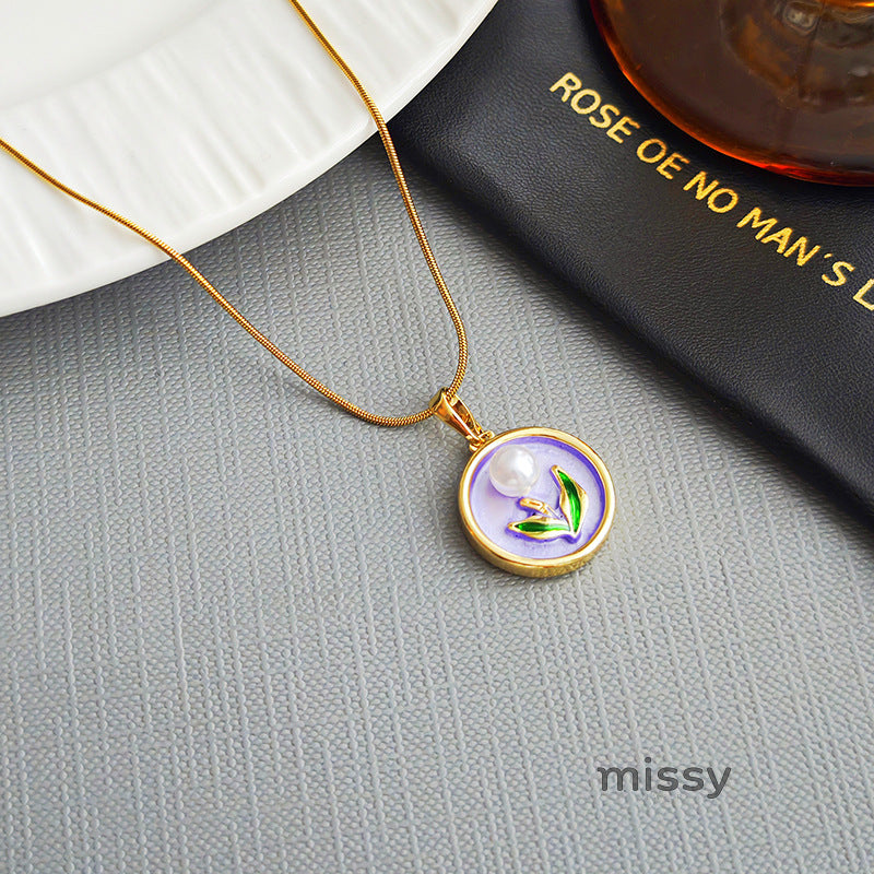 Zarah Monet Garden Necklace [KAZEFXCB]