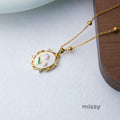 Zarah Monet Garden Necklace [UKIC55MM]