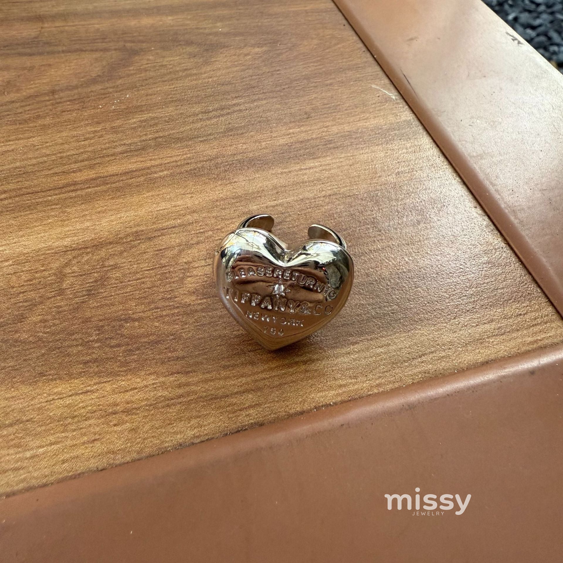 Zarah Open Heart Ring [35TGZRGM]