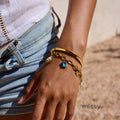 Zariya Shell Bead Flower Bracelet [Z24NMH1Q]