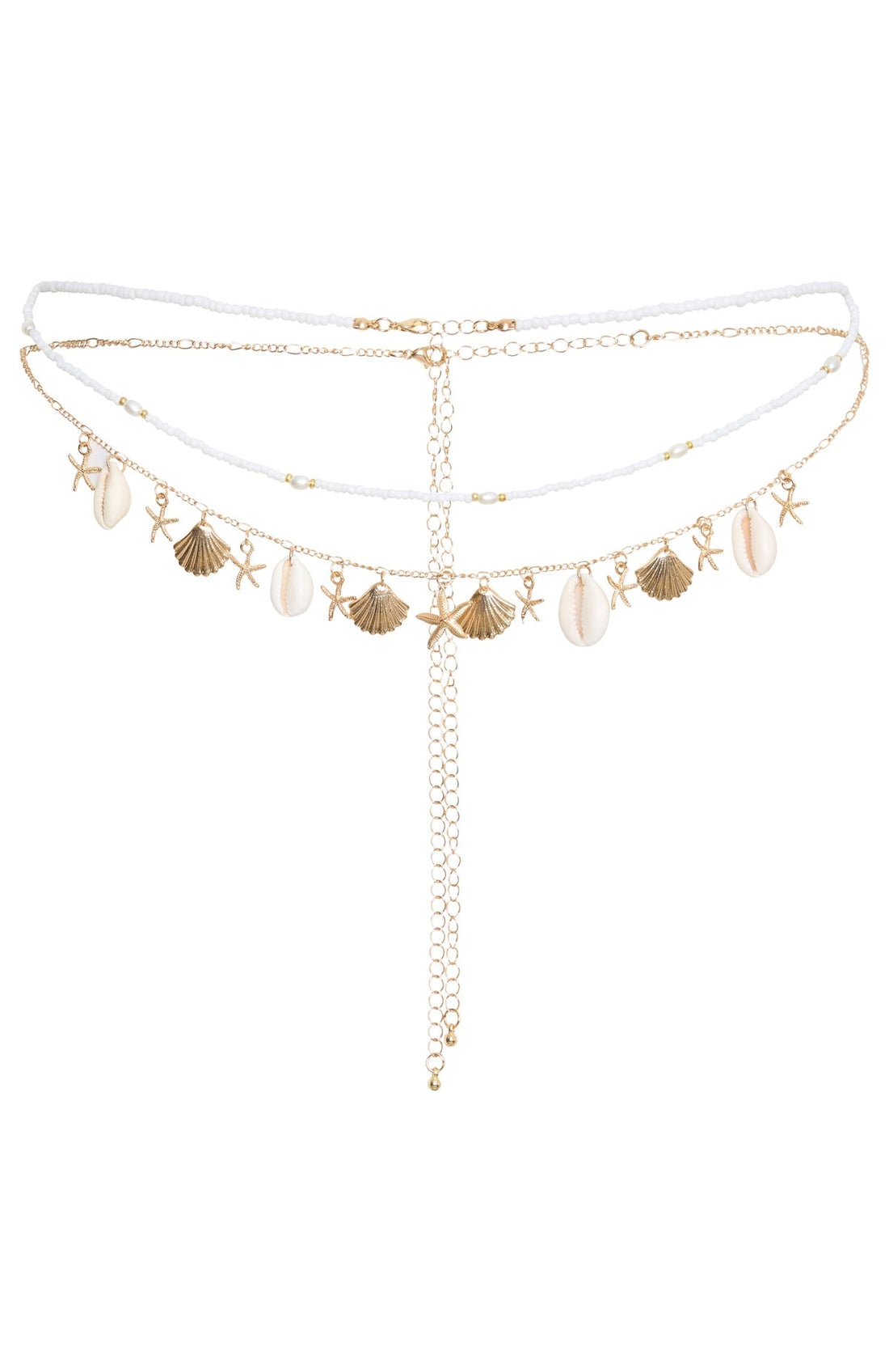 Missy Jewelry Zarriah Pearl Duo Body Chain
