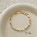 Zayna Delicate Rhinestone Bracelet [THD9KR72]
