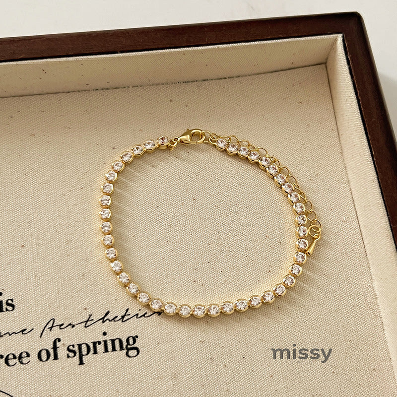 Zayna Delicate Rhinestone Bracelet [SJLKOV7F]