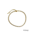Zayna Delicate Rhinestone Bracelet [5M58LHT1]