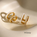 Zenia Pearl Ear Cuff Earrings