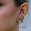 Zenia Pearl Ear Cuff Earrings