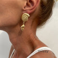 Zhuri Pearl Conch Studs