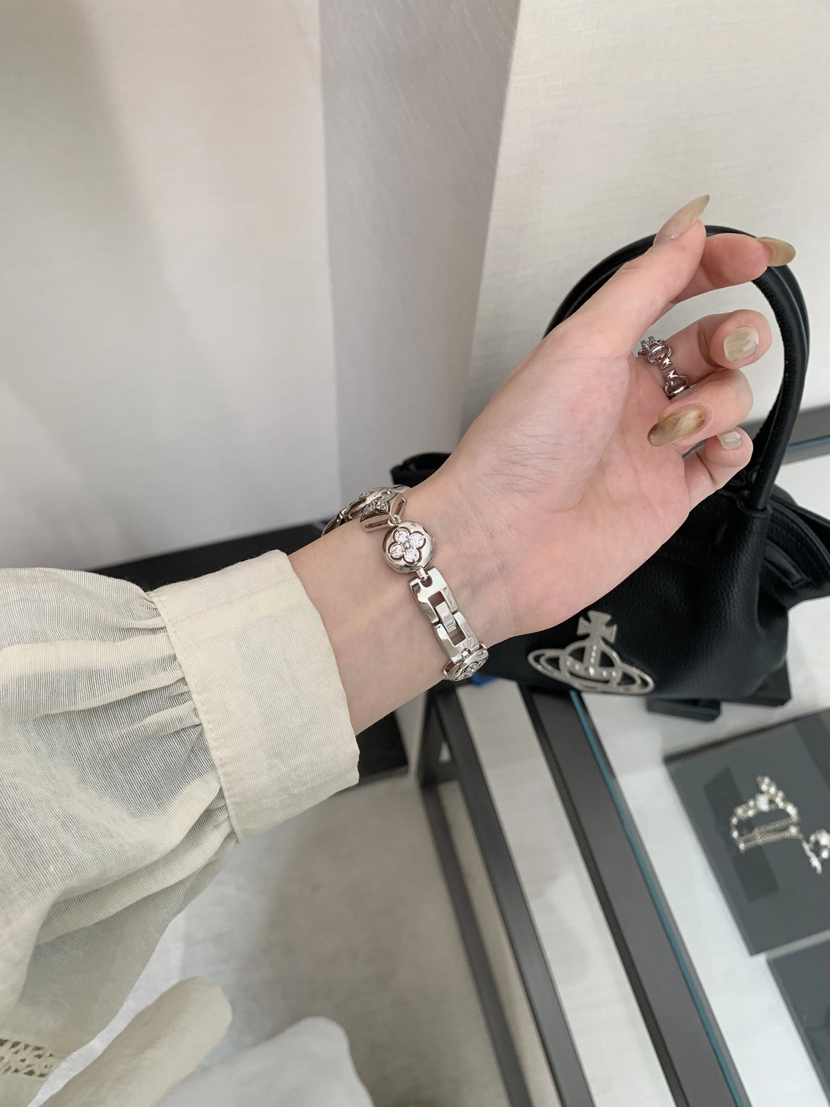 Zircon Embellished Watch Strap [7QJR8DAT]