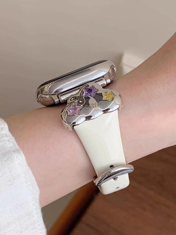 Zircon Starburst Cloud Apple Watch Band [MSDRD1U2]
