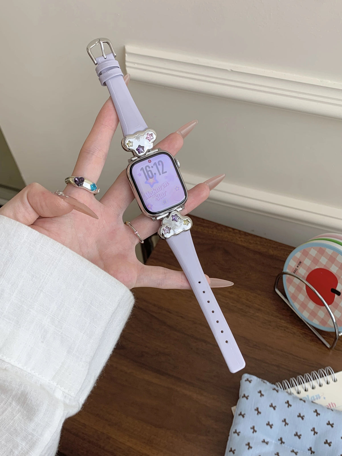 Zircon Starburst Cloud Apple Watch Band [IW77JYXC]
