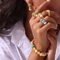 Zo Oval Stone Jewelry Set [NOOHJ945]