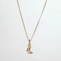 Zodiac Birthstone Pendant Necklace [G1URV2M4]