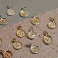 Zodiac Crescent Moon Pendant Necklace [Y2VKHM0R]