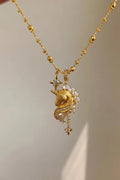Zodiac Horse Pendant Necklace [QSI7DA1H]