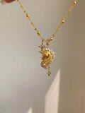 Zodiac Horse Pendant Necklace [YQIZUDT7]