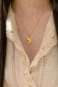 Zodiac Horse Pendant Necklace [OU0PAQ8S]